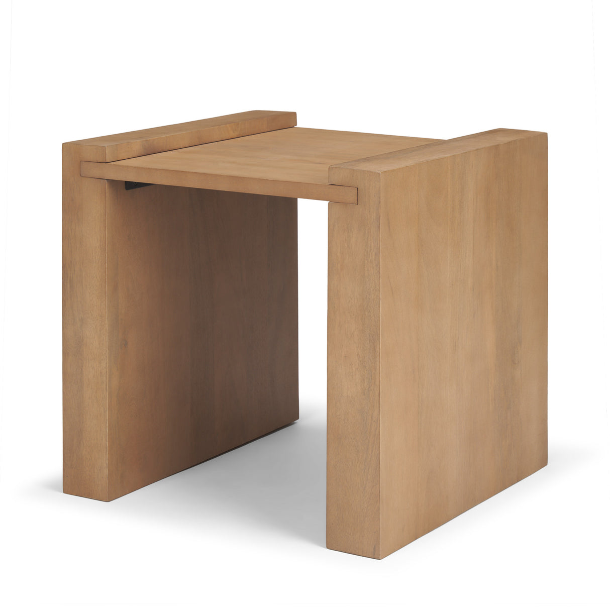Wesson Light Brown Wood Accent Table from Mercana - Luna Furniture