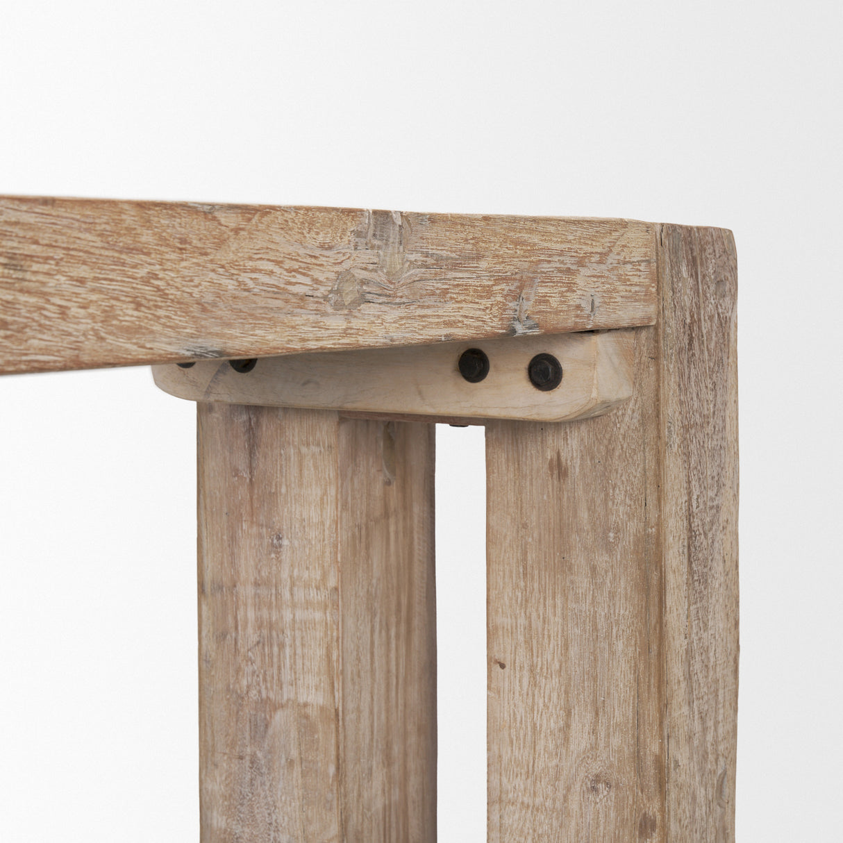 McArthur Whitewash Reclaimed Wood Console Table from Mercana - Luna Furniture