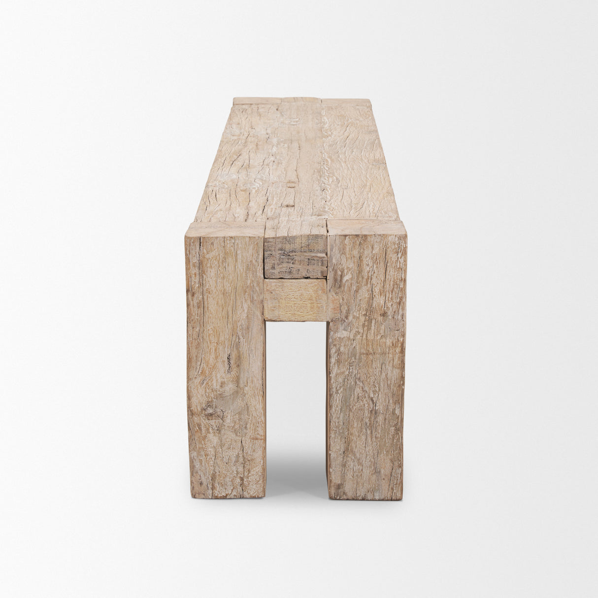 McArthur Whitewash Reclaimed Wood Bench from Mercana - Luna Furniture