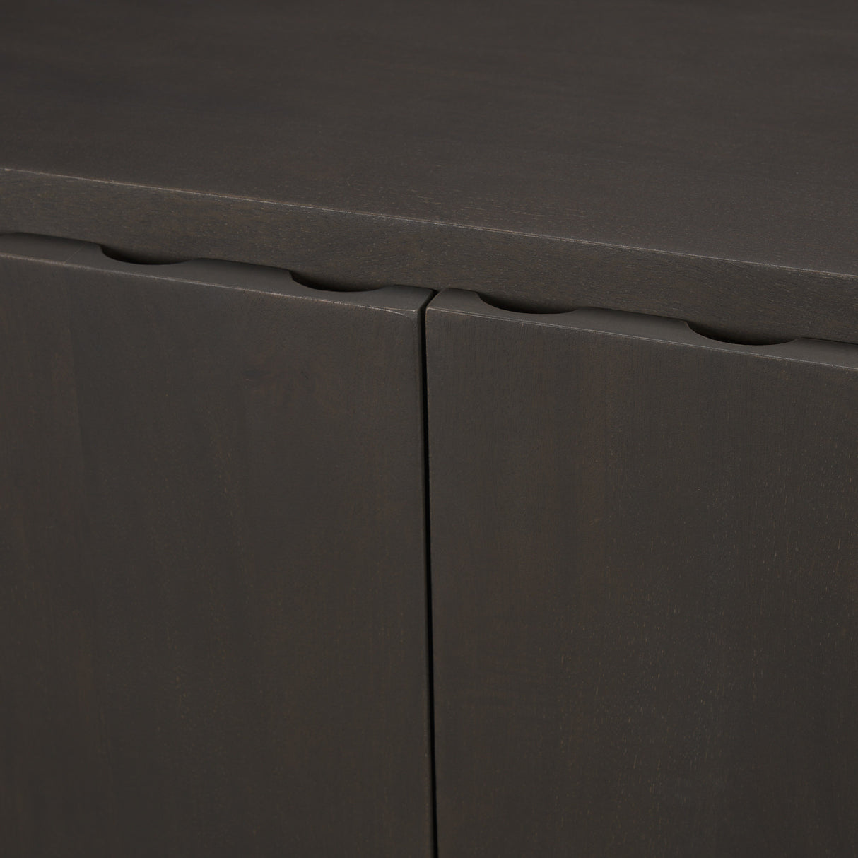 Wagner Dark Brown Wood w/ Arched Design Accent Cabinet from Mercana - Luna Furniture