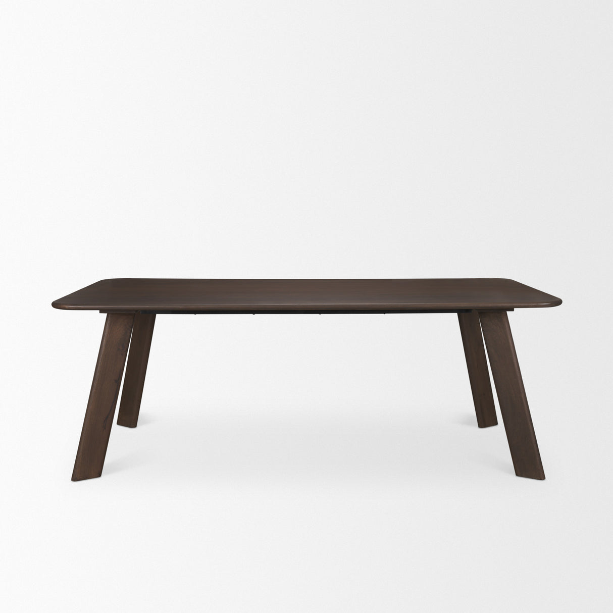 Welborn 84" Dark Brown Wood Rectangular Dining Table from Mercana - Luna Furniture
