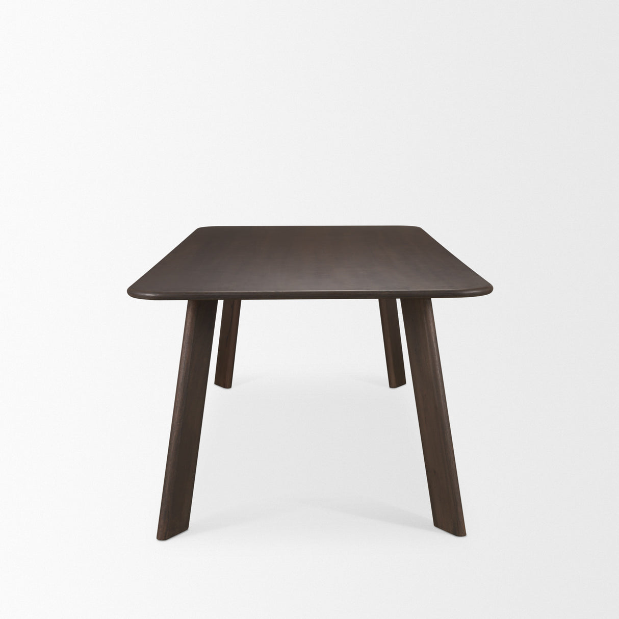Welborn 84" Dark Brown Wood Rectangular Dining Table from Mercana - Luna Furniture