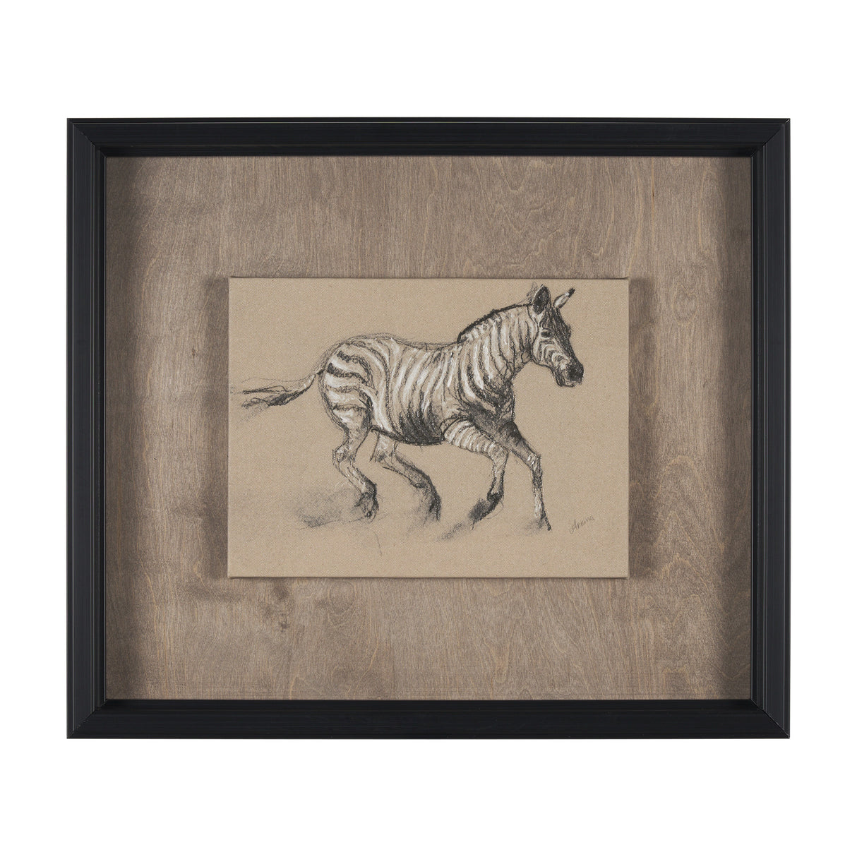 African Animal Study III by Mercana Studio a Hand Embellished Framed Art Print from Mercana - Luna Furniture