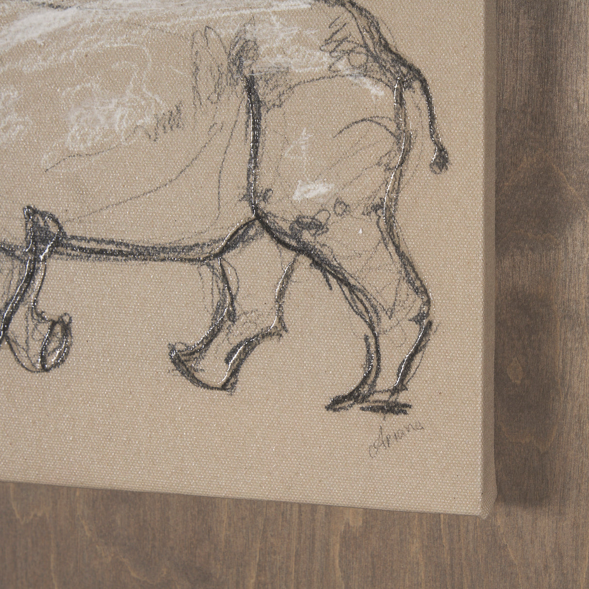 African Animal Study IV by Mercana Studio a Hand Embellished Framed Art Print from Mercana - Luna Furniture