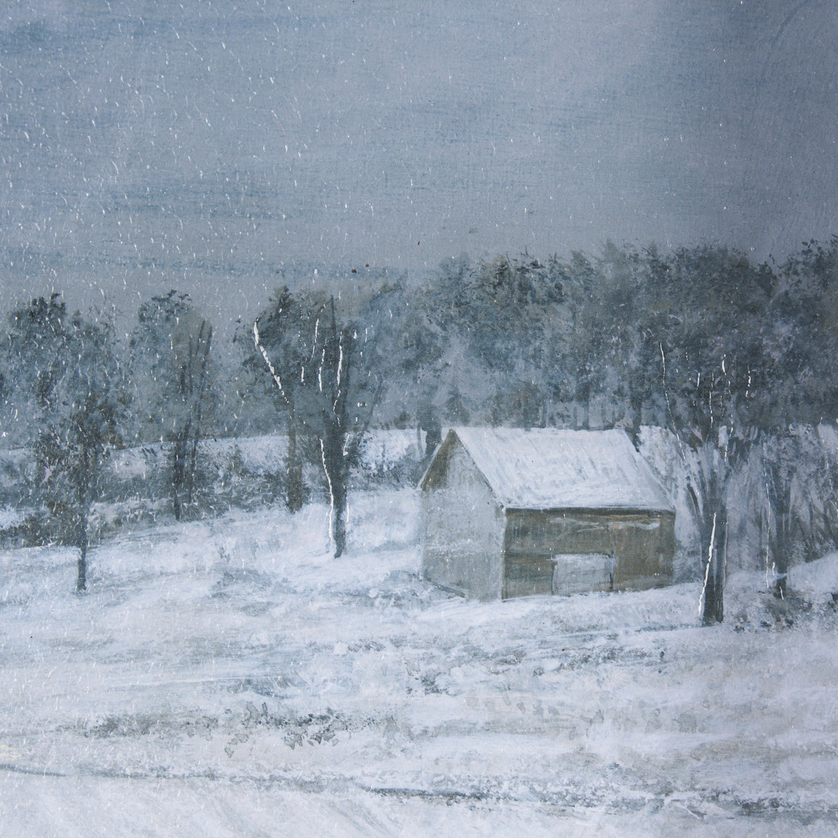 Winter On The Farm IV by Mercana Studio a Hand Embellished Framed Art Print from Mercana - Luna Furniture