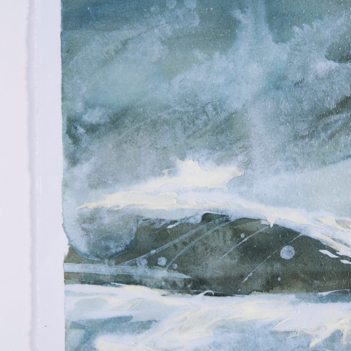 Stormy Coast III by Mercana Studio a Hand Embellished Framed Art Print Matted under Glass from Mercana - Luna Furniture