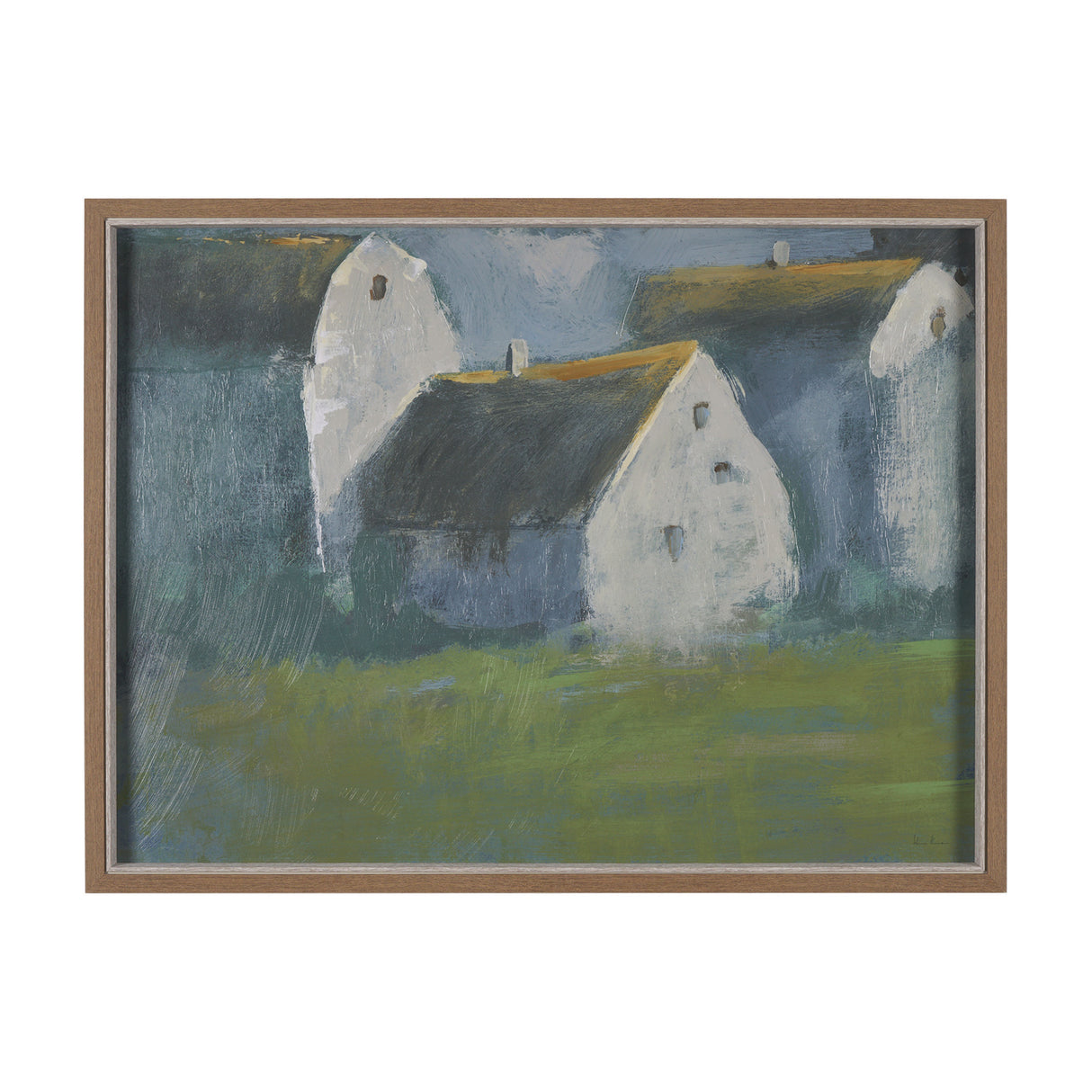 Structured View III by Mercana Studio a Hand Embellished Framed Art Print from Mercana - Luna Furniture