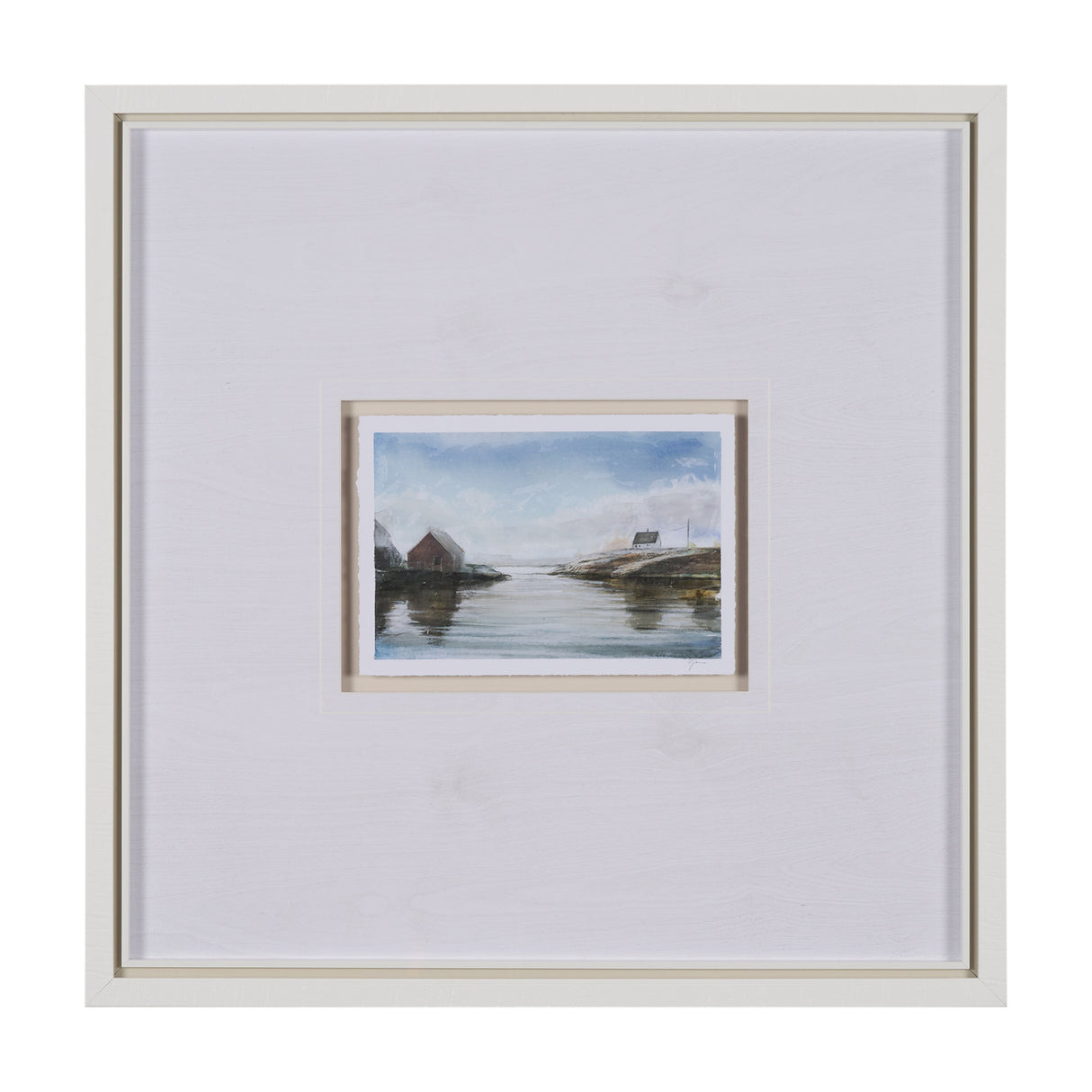 East Coast View I by Mercana Studio a Hand Embellished Framed Art Print Matted under Glass from Mercana - Luna Furniture