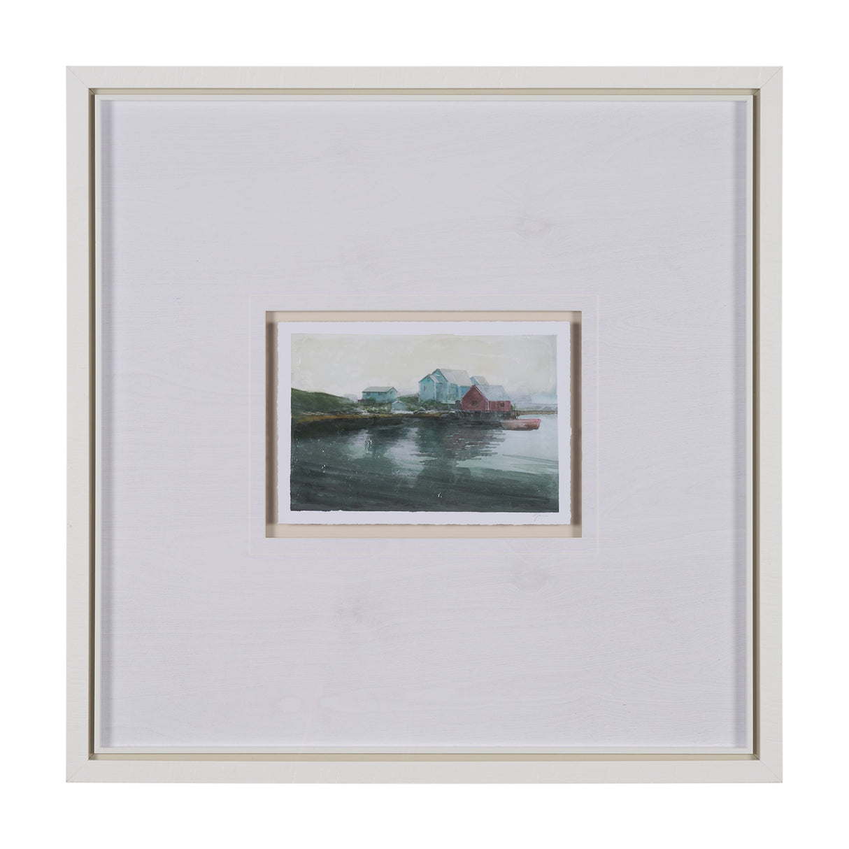 East Coast View II by Mercana Studio a Hand Embellished Framed Art Print Matted under Glass from Mercana - Luna Furniture