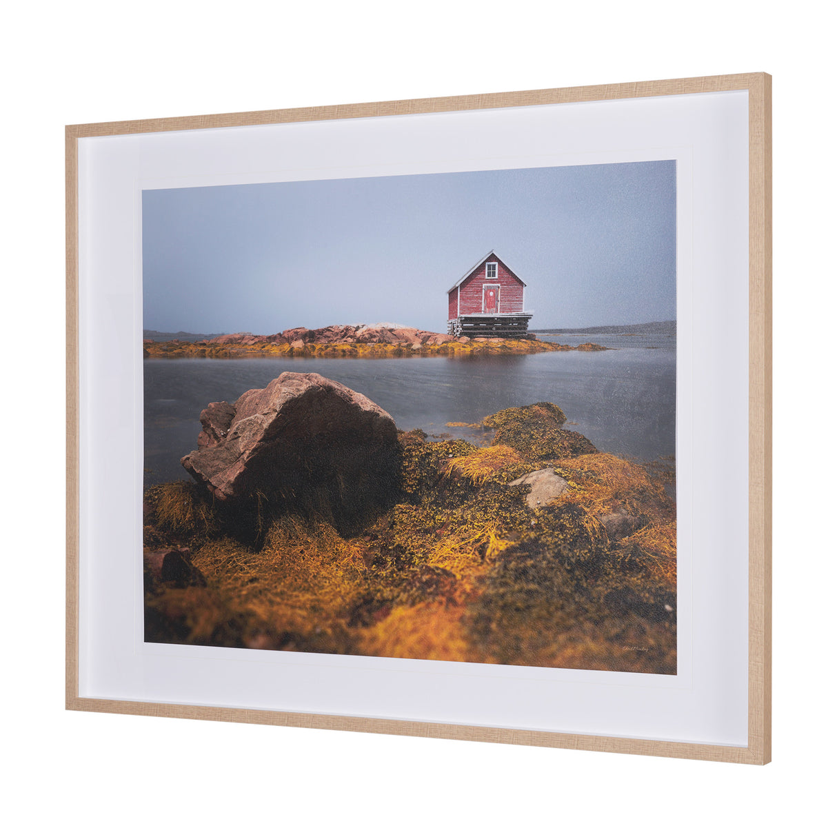 Fogo Island by Chad Mackay a Hand Embellished Framed Photo Art Print Matted under Glass from Mercana - Luna Furniture