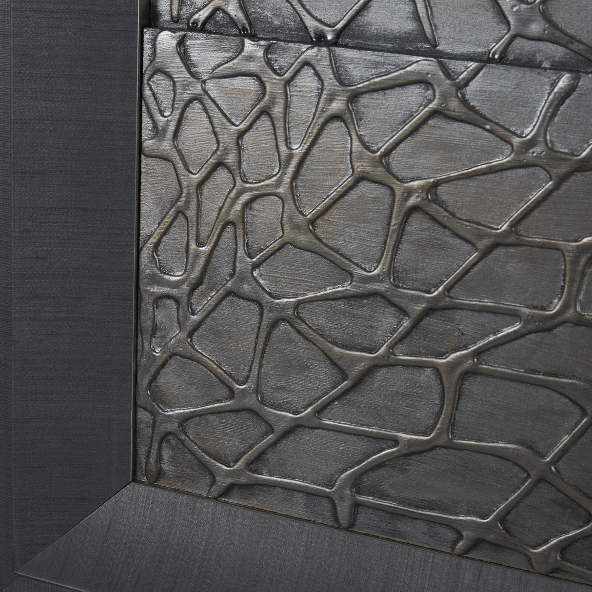 Layered Alloy I by Studio M a handmade Original 3D Textured Framed Artwork from Mercana - Luna Furniture