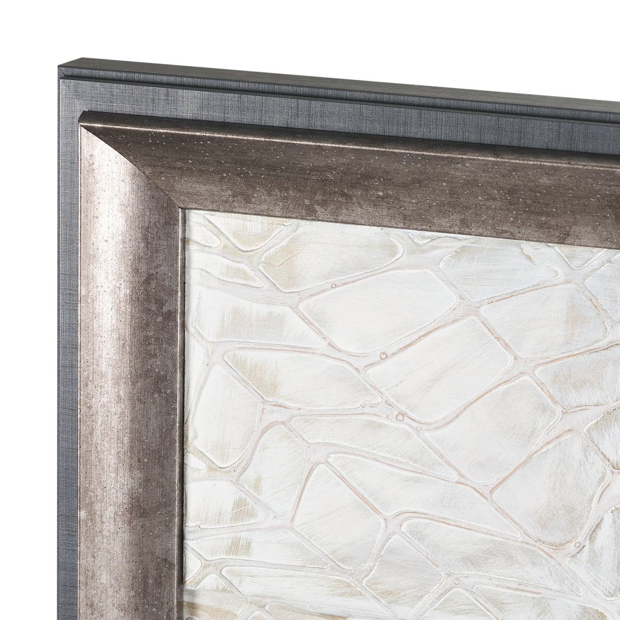 Layered Alloy II by Studio M a handmade Original 3D Textured Framed Artwork from Mercana - Luna Furniture