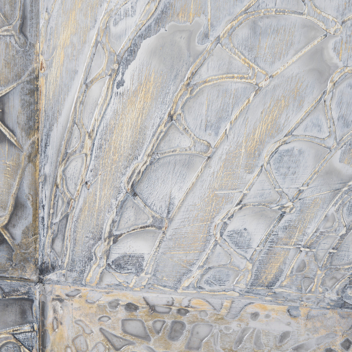 Layered Alloy II by Studio M a handmade Original 3D Textured Framed Artwork from Mercana - Luna Furniture