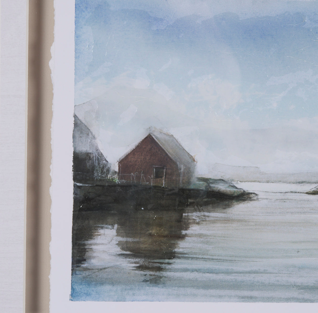 East Coast View I by Mercana Studio a Hand Embellished Framed Art Print Matted under Glass from Mercana - Luna Furniture