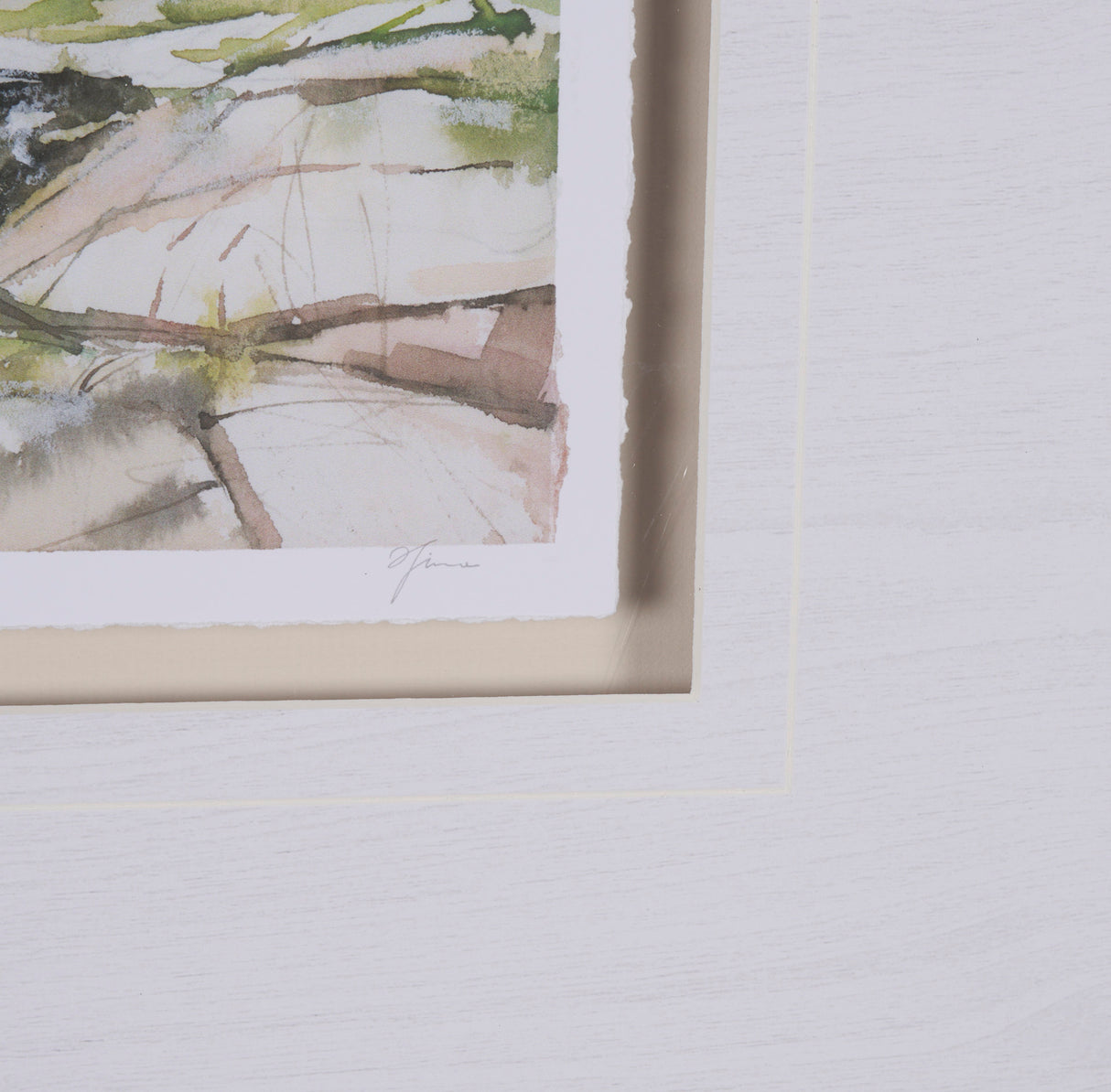 East Coast View III by Mercana Studio a Hand Embellished Framed Art Print Matted under Glass from Mercana - Luna Furniture