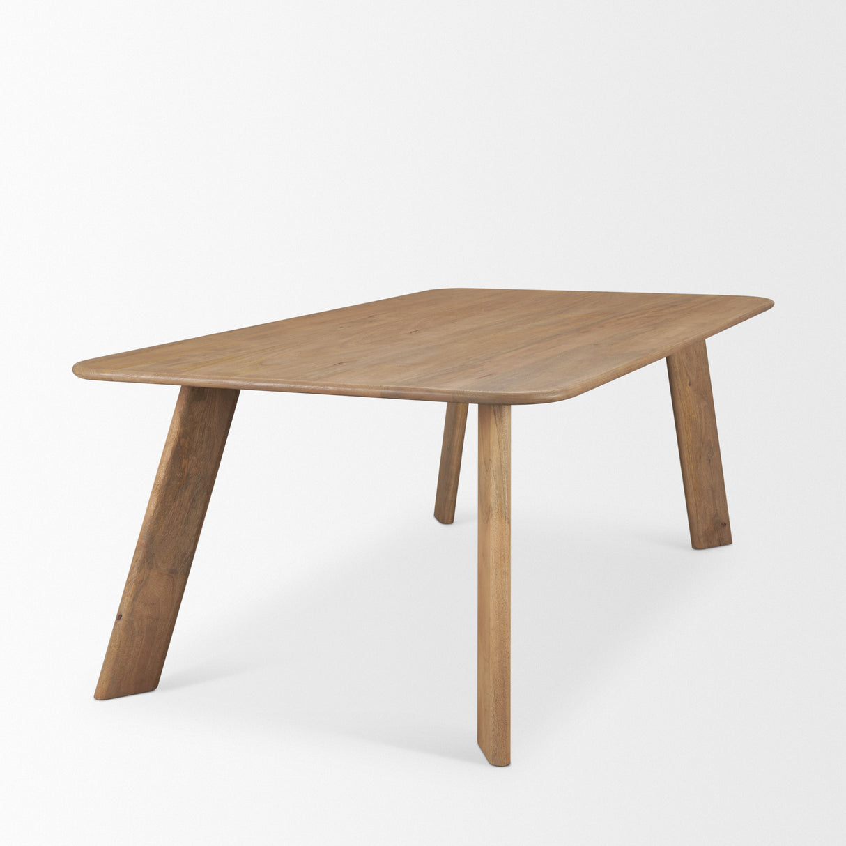 Welborn 84" Light Brown Wood Rectangular Dining Table from Mercana - Luna Furniture