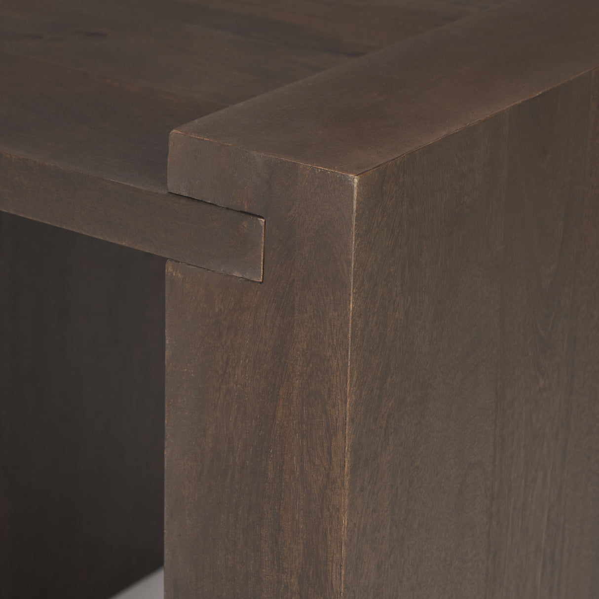 Wesson Dark Brown Wood Accent Table from Mercana - Luna Furniture
