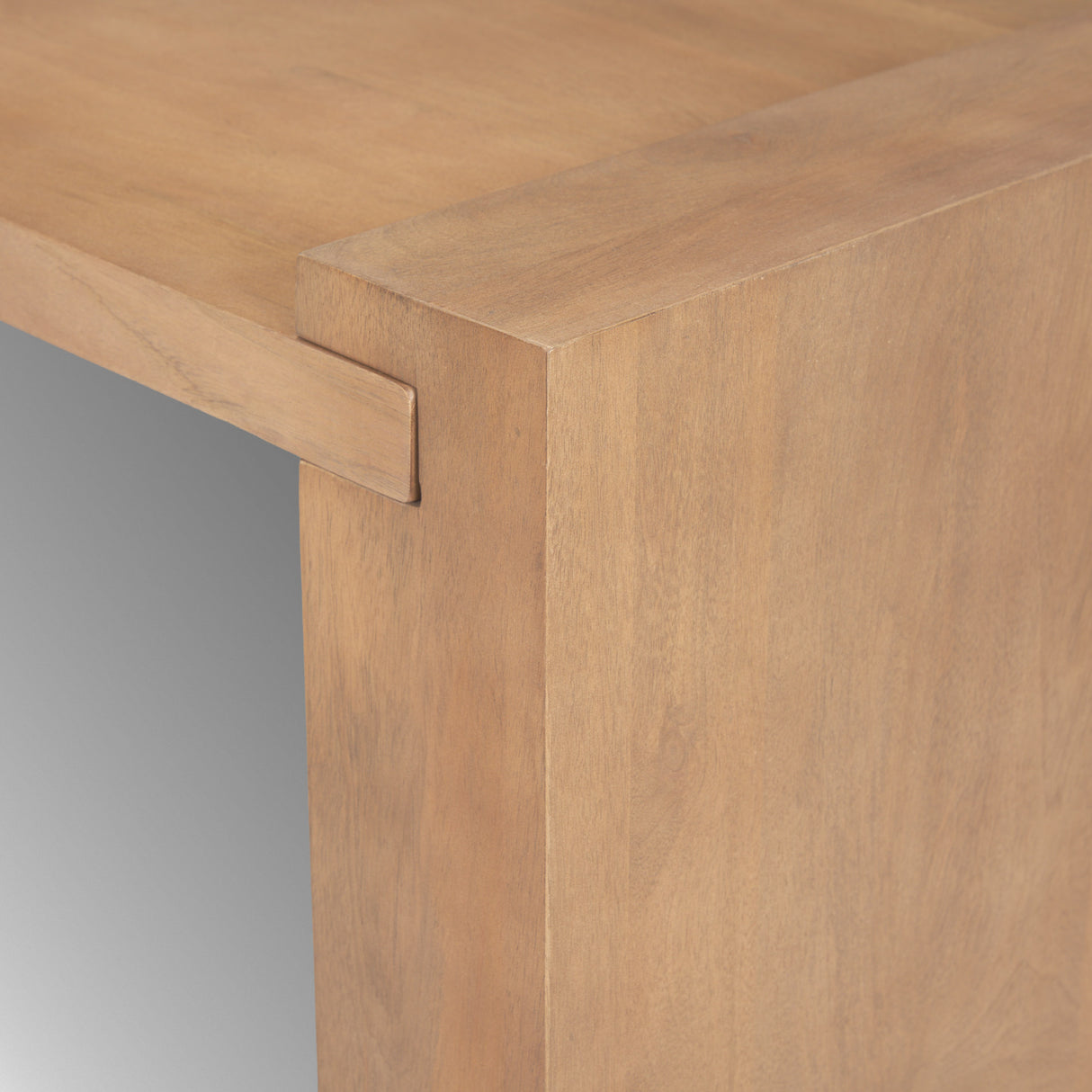 Wesson Light Brown Wood Rectangular Coffee Table from Mercana - Luna Furniture