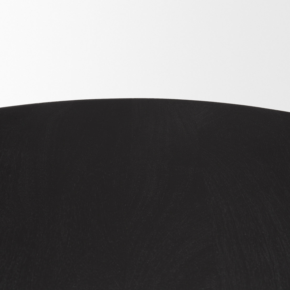 Soma Textured Black Mango Wood Round Dining Table from Mercana - Luna Furniture
