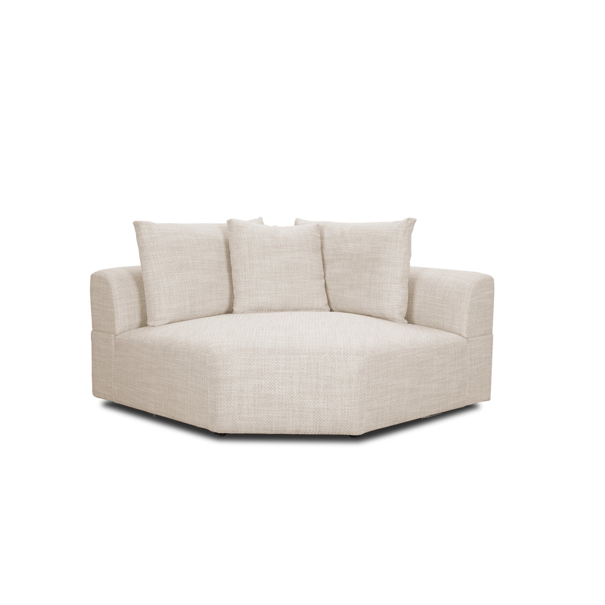 Warner Oatmeal 3 Piece Sofa Set W/Corner Piece from Mercana - Luna Furniture