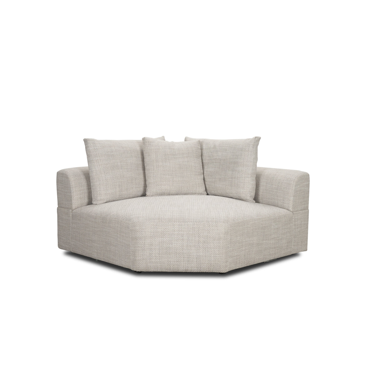 Warner Gray 3 Piece Sofa Set w/Corner Piece from Mercana - Luna Furniture