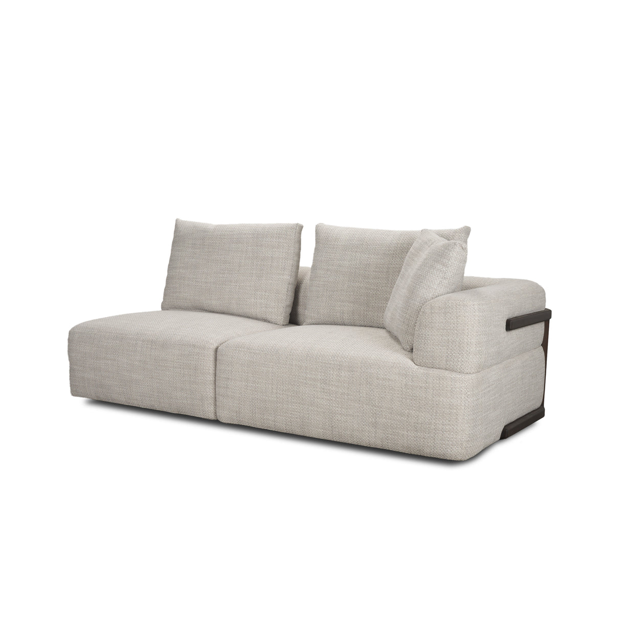 Warner Gray 3 Piece Sofa Set w/Corner Piece from Mercana - Luna Furniture