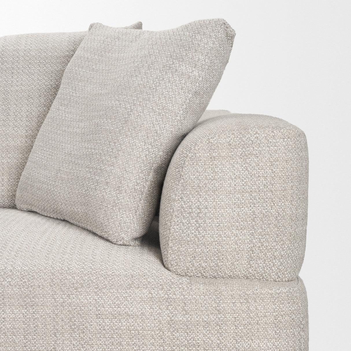 Warner Gray 3 Piece Sofa Set w/Corner Piece from Mercana - Luna Furniture