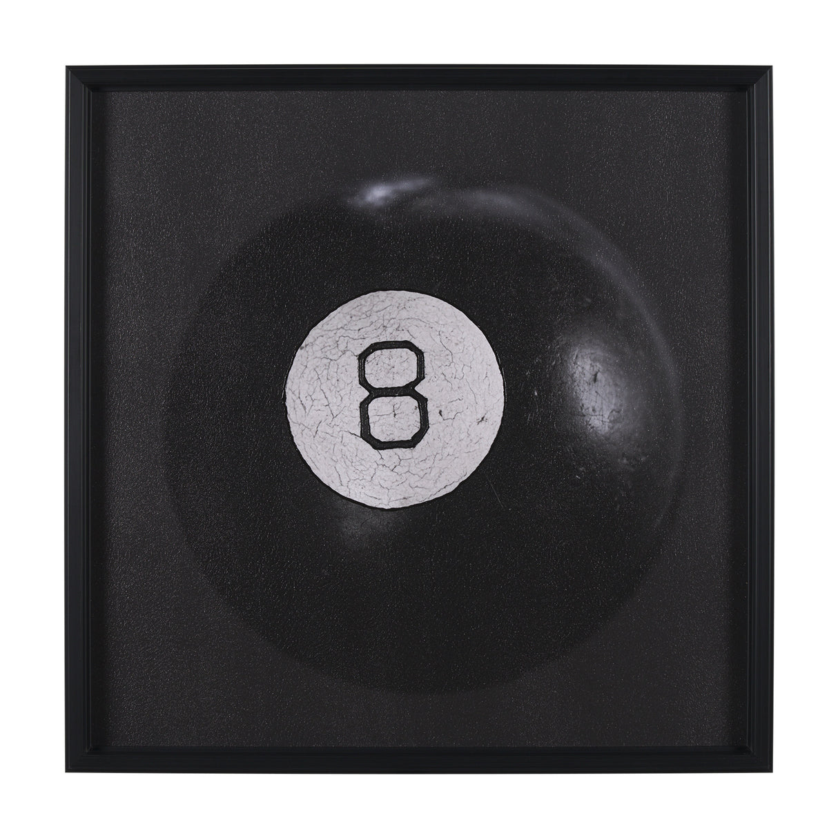 Billiard V 8 Ball by Chris Dunker a Hand Embellished Framed Art Decograph Print from Mercana - Luna Furniture