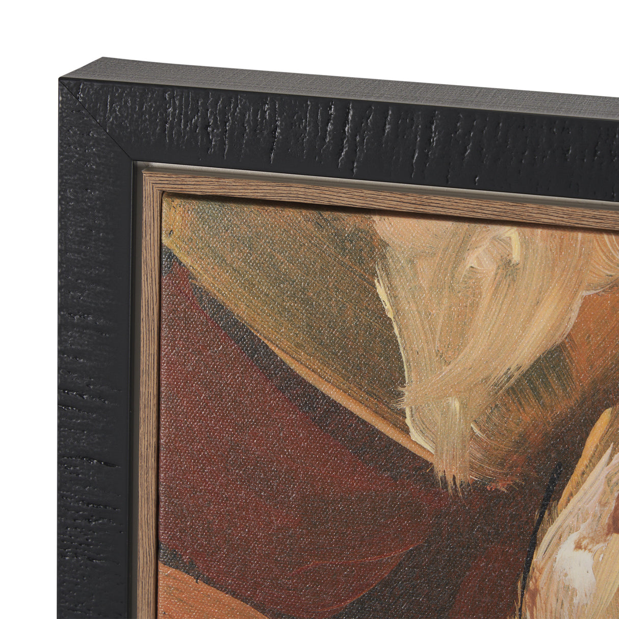 Mud Cloth Head Scarf I by Mercana Studio a Hand Embellished Textured Framed Canvas from Mercana - Luna Furniture