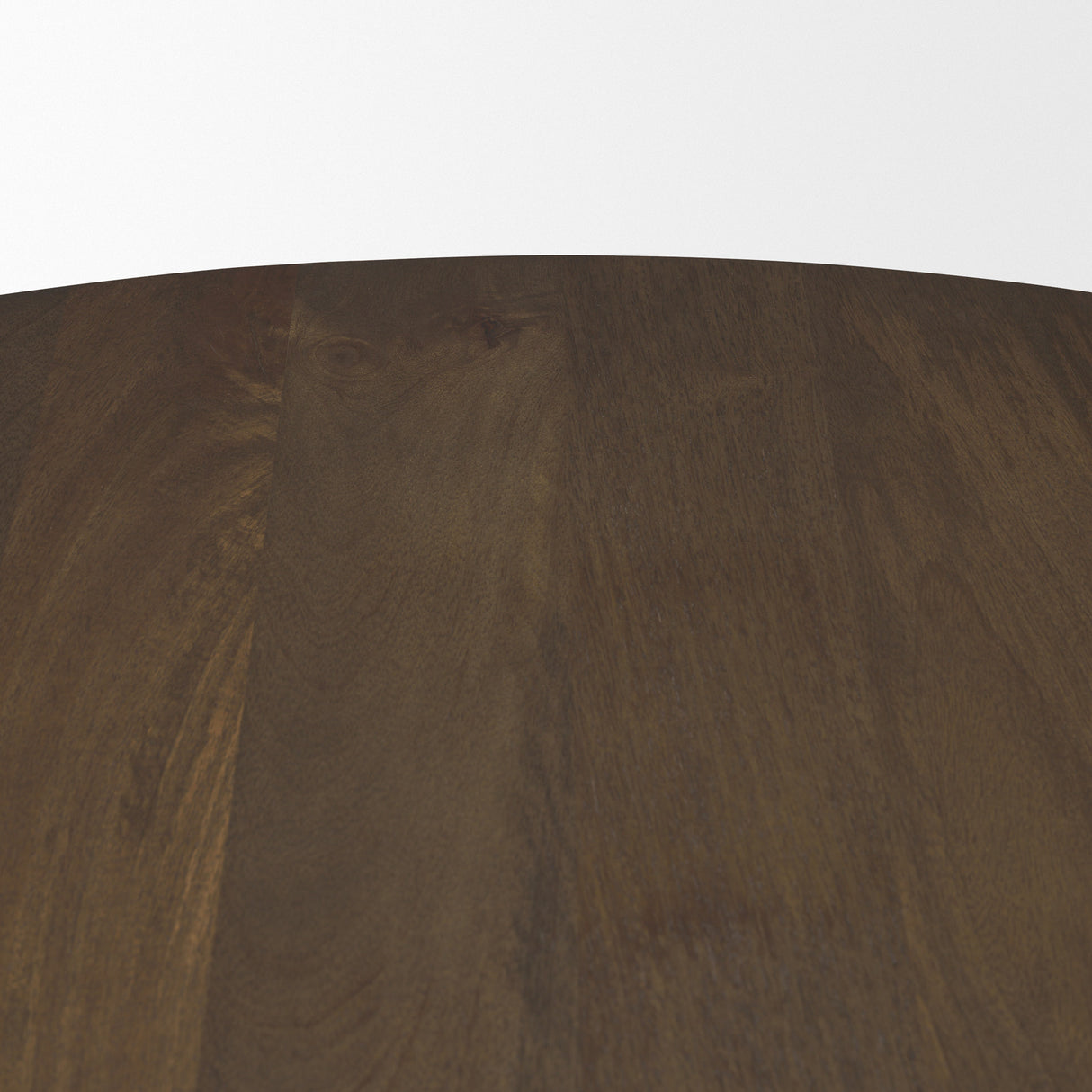 Jovani 48" Solid Dark Brown Mango Wood Round Dining Table from Mercana - Luna Furniture