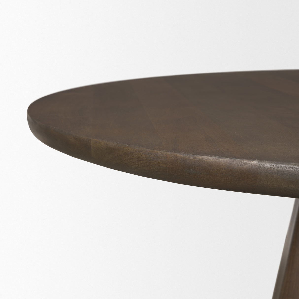Jovani 48" Solid Dark Brown Mango Wood Round Dining Table from Mercana - Luna Furniture