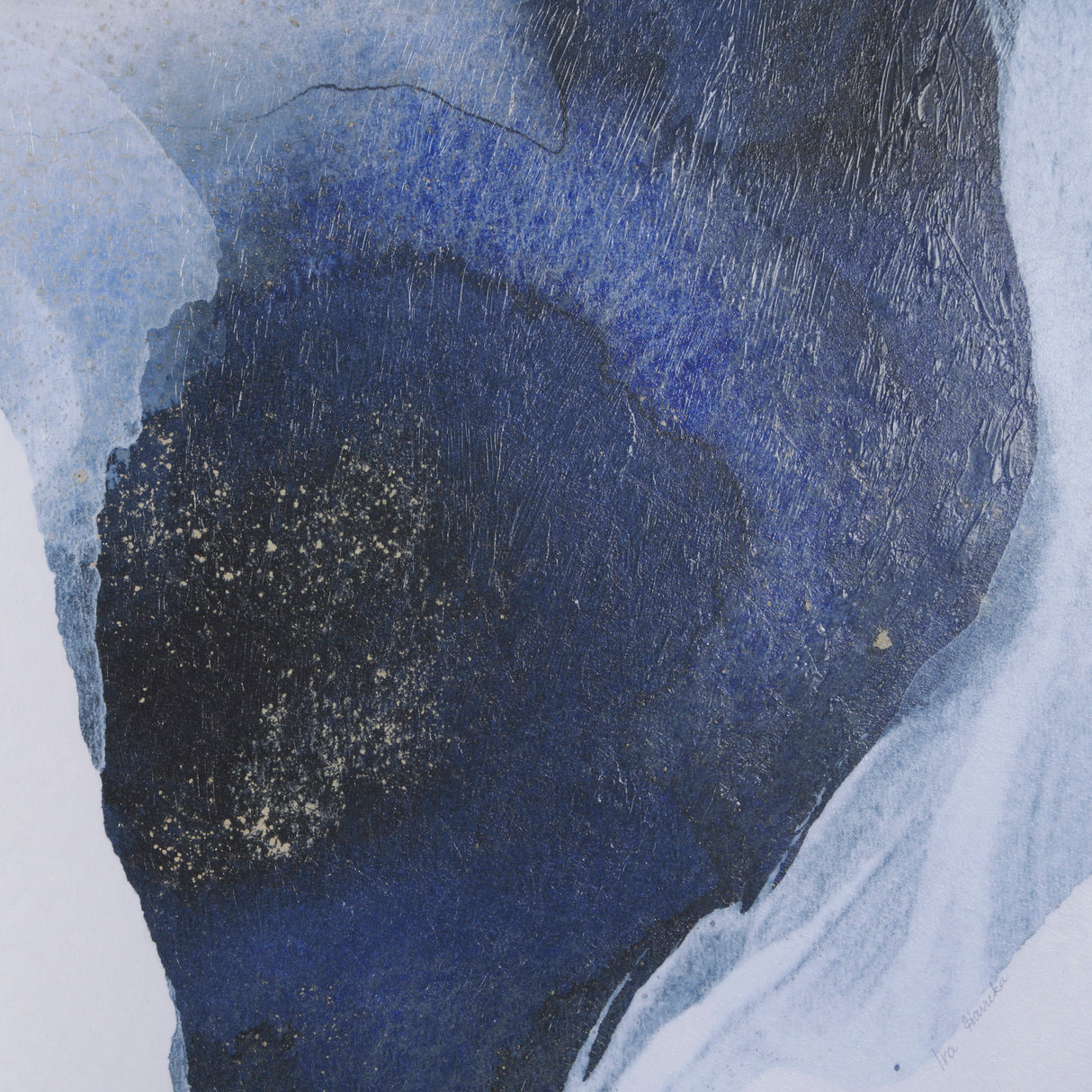 New Beginnings by Ira Havuka a Hand Embellished Framed Art Print Matted under Glass from Mercana - Luna Furniture