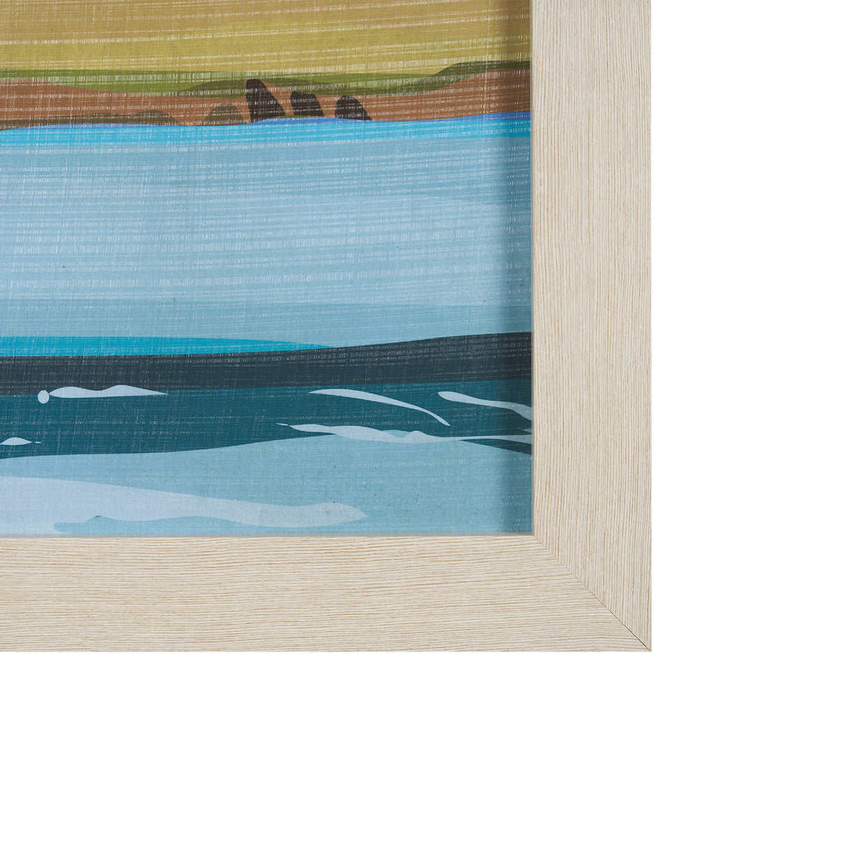 Montana Go USA (L) by Mercana Studio a Hand Embellished Decograph Framed Art Print from Mercana - Luna Furniture
