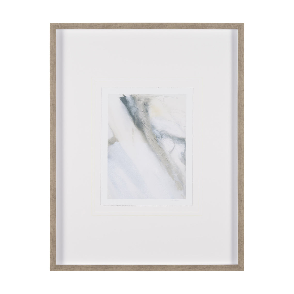 Retreating Tide II by Ira Havuka a Hand Embellished Framed Art Print Matted under Glass from Mercana - Luna Furniture