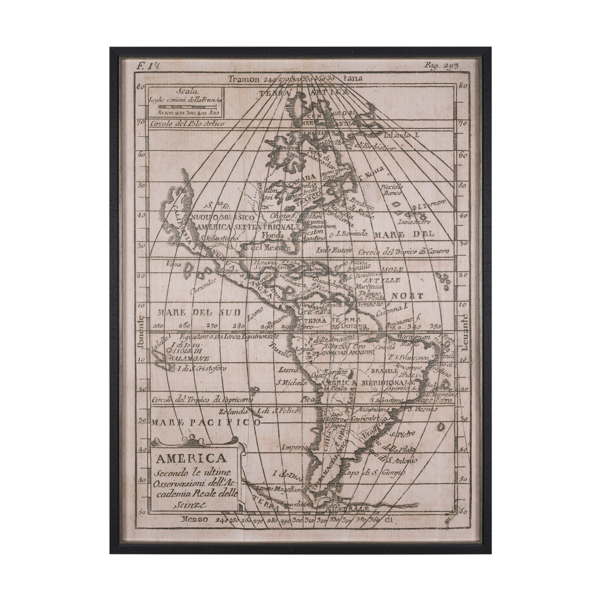Vintage America by Wild Apple Portfolio a Hand Embellished Framed Art Print from Mercana - Luna Furniture