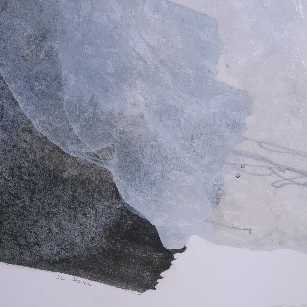 Continuous Journey I by Ira Havuka a Hand Embellished Framed Art Print Matted under Glass from Mercana - Luna Furniture