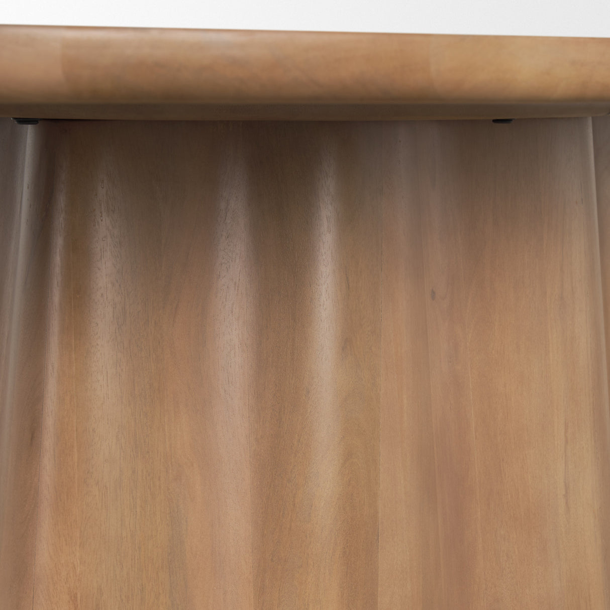 Jovani 94" Solid Light Brown Mango Wood Oval Dining Table from Mercana - Luna Furniture