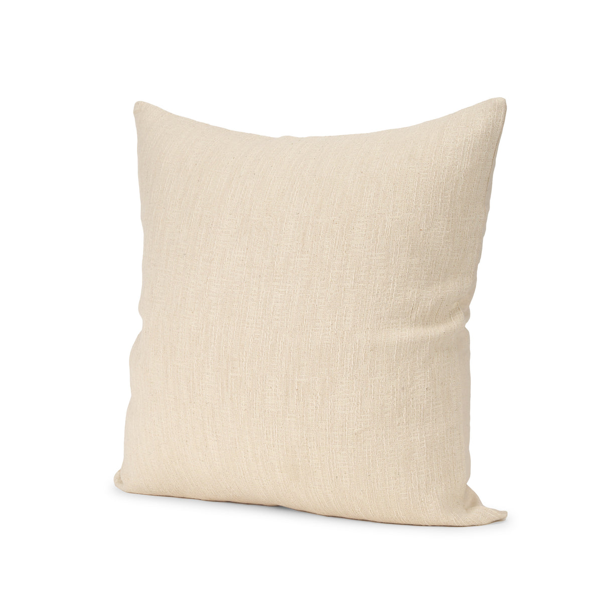 Jenner Cream Cotton-Linen Blend Decorative Square Pillow Cover from Mercana - Luna Furniture