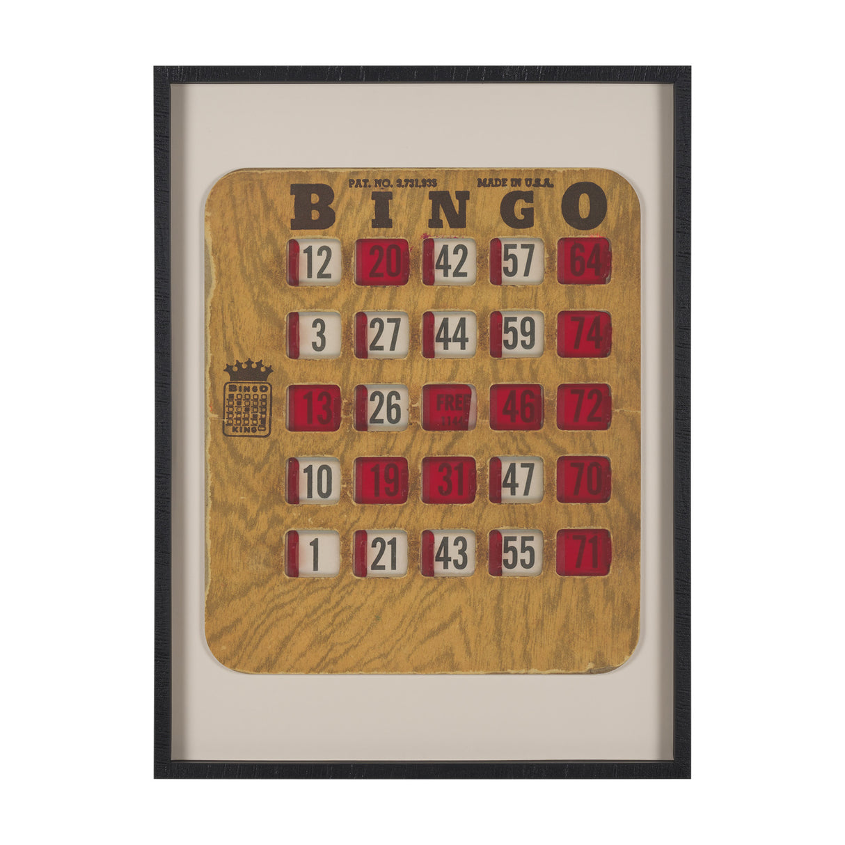 Chasing Numbers I by Zap Studio a Framed Art Print Matted under Glass from Mercana - Luna Furniture