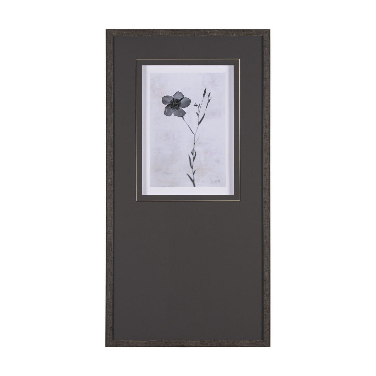 Wonderful Wildflowers XIV Neutral by Deborah Revell a Hand Embellished Framed Art Print Matted under from Mercana - Luna Furniture