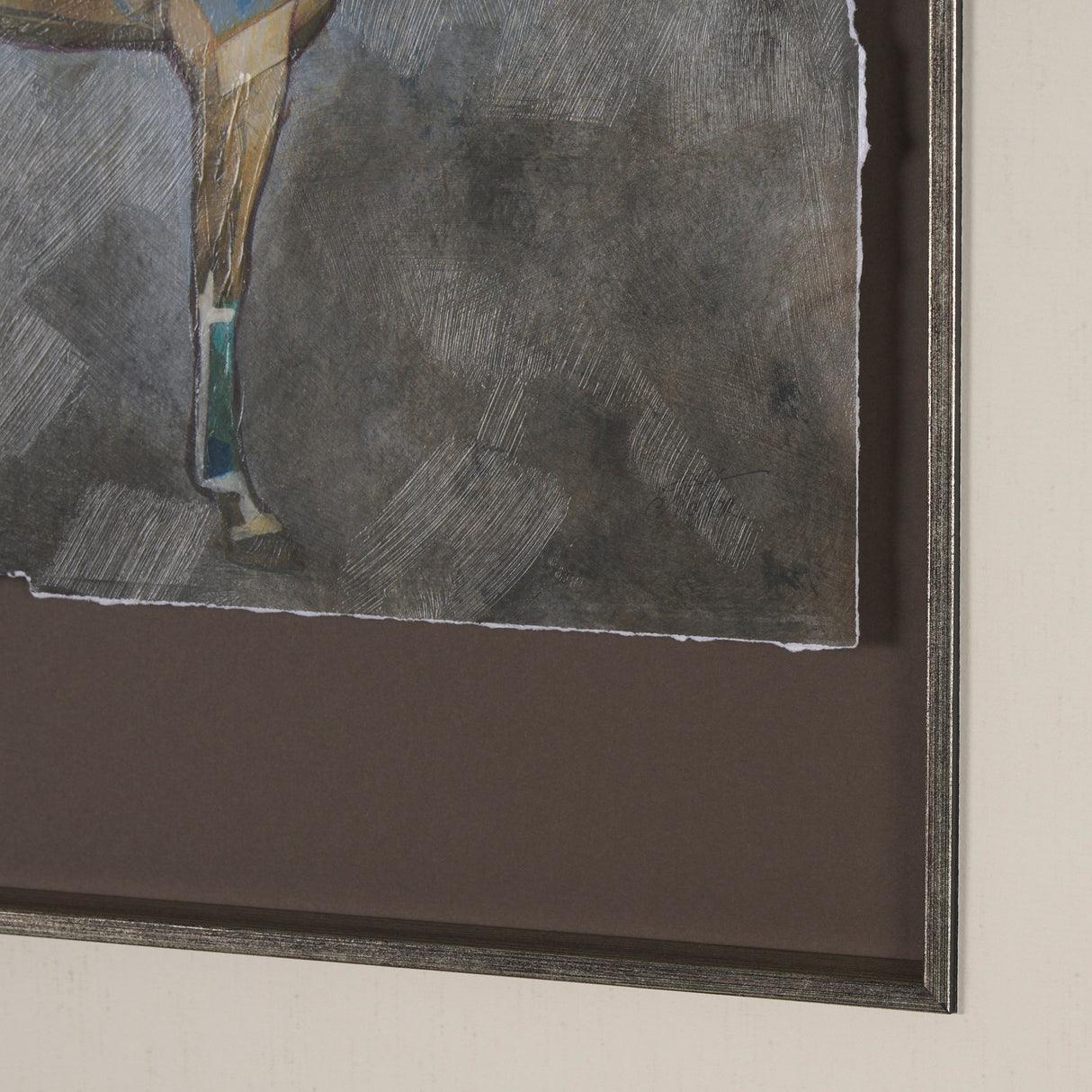 Mosaic Horse II by Mercana Studio a Hand Embellished Framed Art Print Matted under Glass from Mercana - Luna Furniture