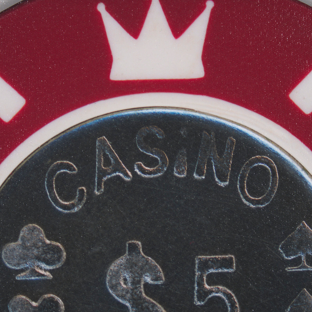 Casino 5 Dollar Vegas Poker Chip By Zap Studio Framed Art Photograph Print under Glass from Mercana - Luna Furniture