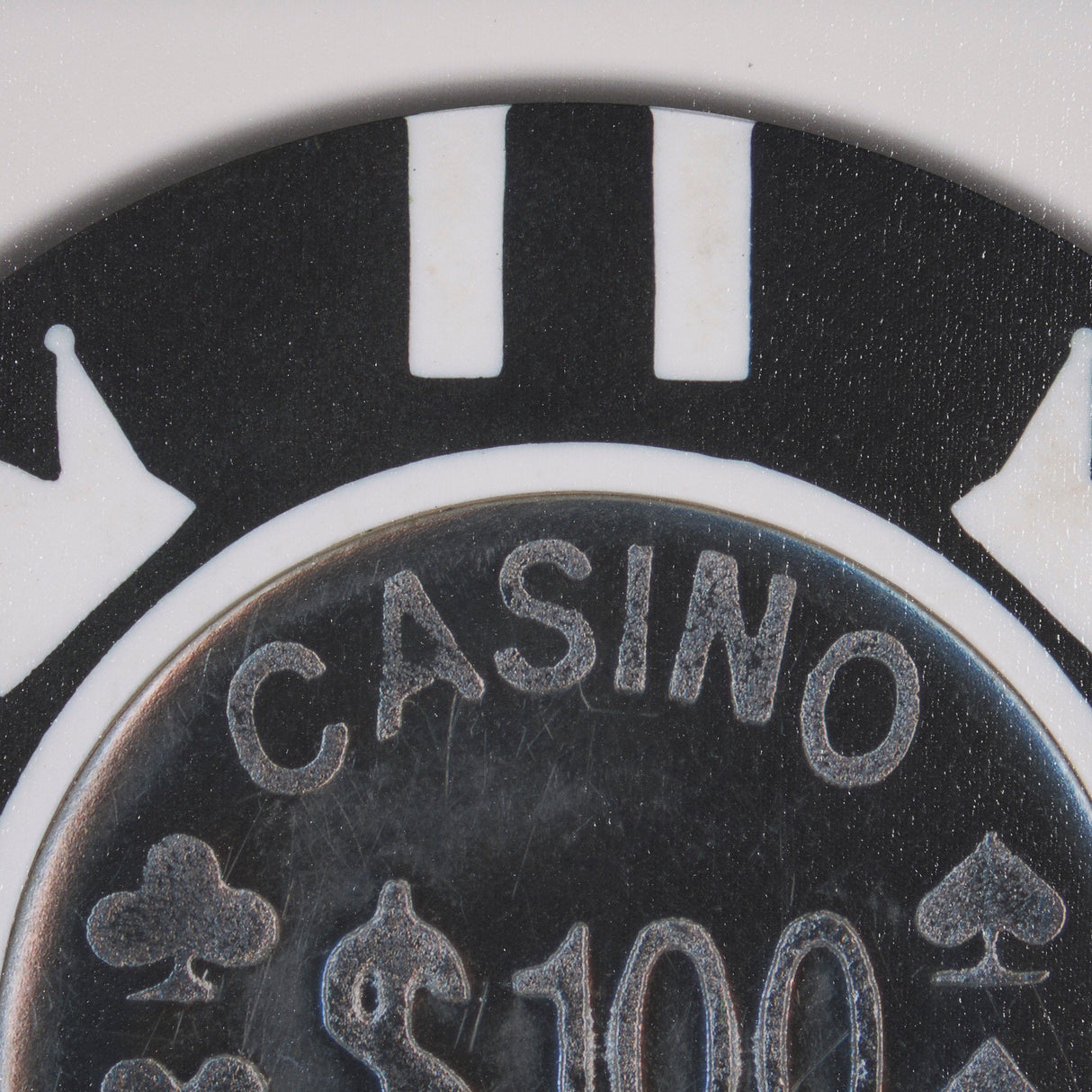 Casino 100 Dollar Vegas Poker Chip By Zap Studio Framed Art Photograph Print under Glass from Mercana - Luna Furniture