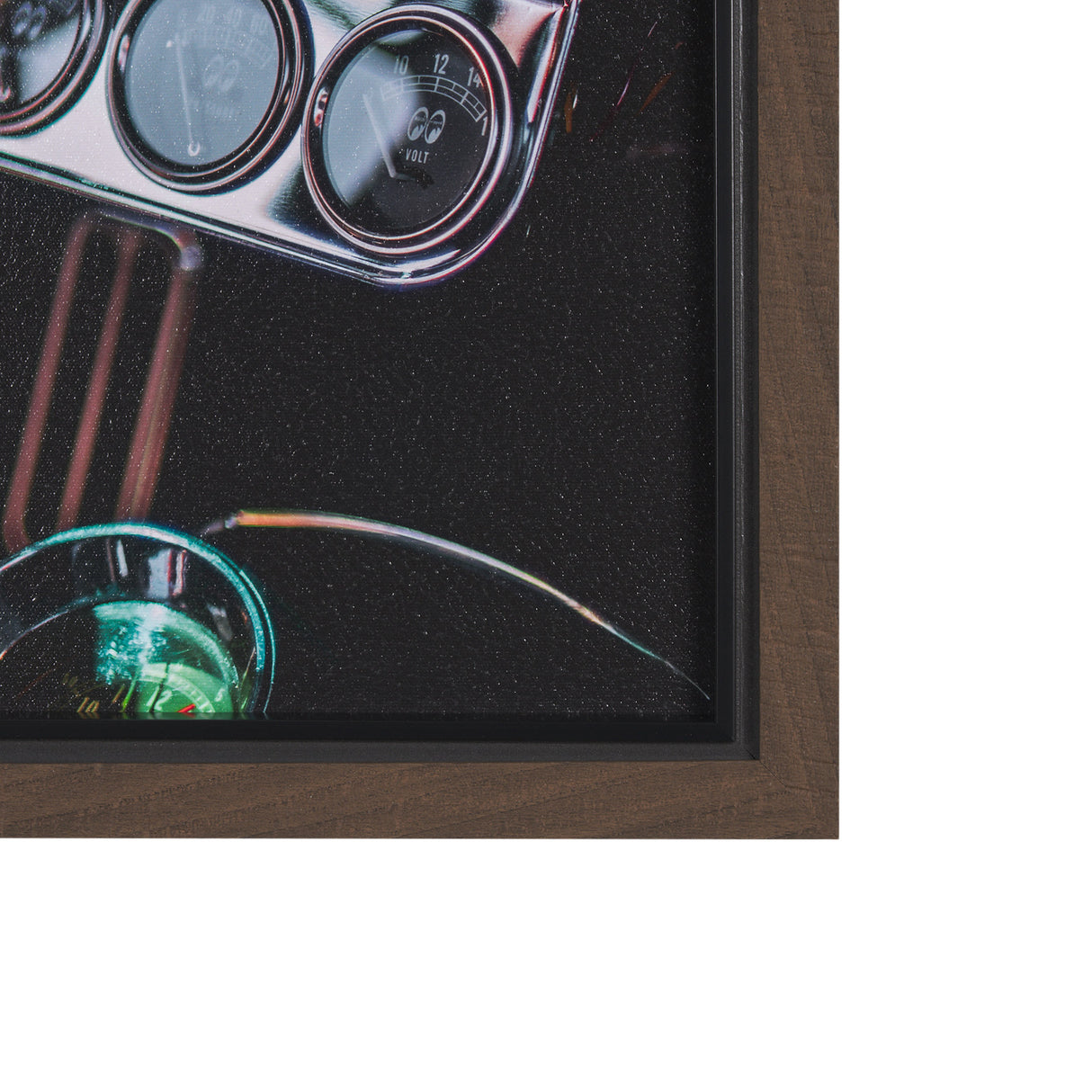 Car Interior by Tim Mossholder a Hand Embellished Framed Photo Art Print from Mercana - Luna Furniture