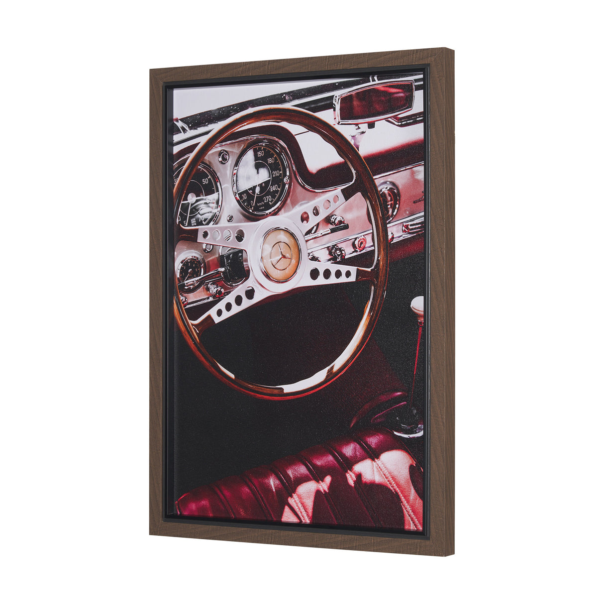 Vintage Car by Magda Izzard a Hand Embellished Framed Photo Art Print from Mercana - Luna Furniture