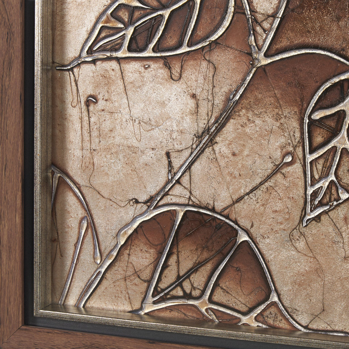 Bronze Beauty I by Studio M a handmade Original Framed 3D Textured Artwork from Mercana - Luna Furniture