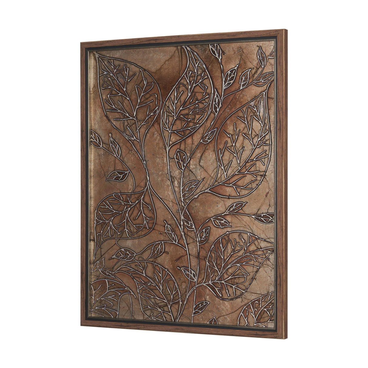 Bronze Beauty II by Studio M a handmade Original Framed 3D Textured Artwork from Mercana - Luna Furniture