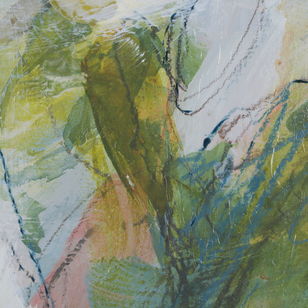 Aromatic Rose by Mercana Studio a Hand Embellished Textured Framed Canvas from Mercana - Luna Furniture