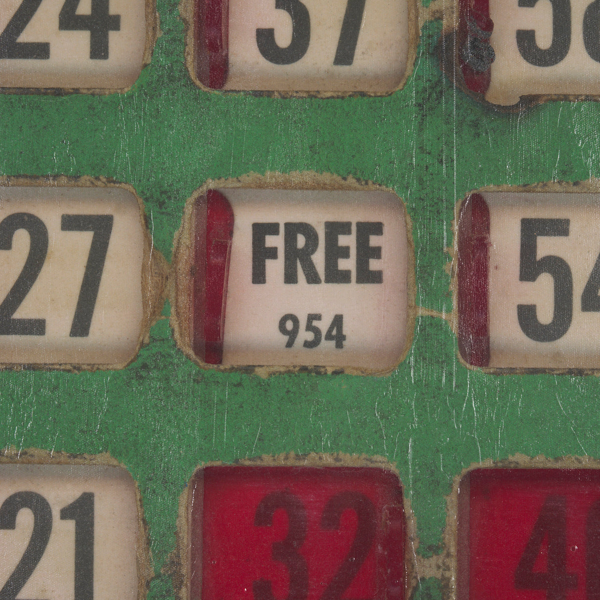 Chasing Numbers I Bingo Card by Mercana Studio a Hand Embellished Textured Framed Canvas from Mercana - Luna Furniture