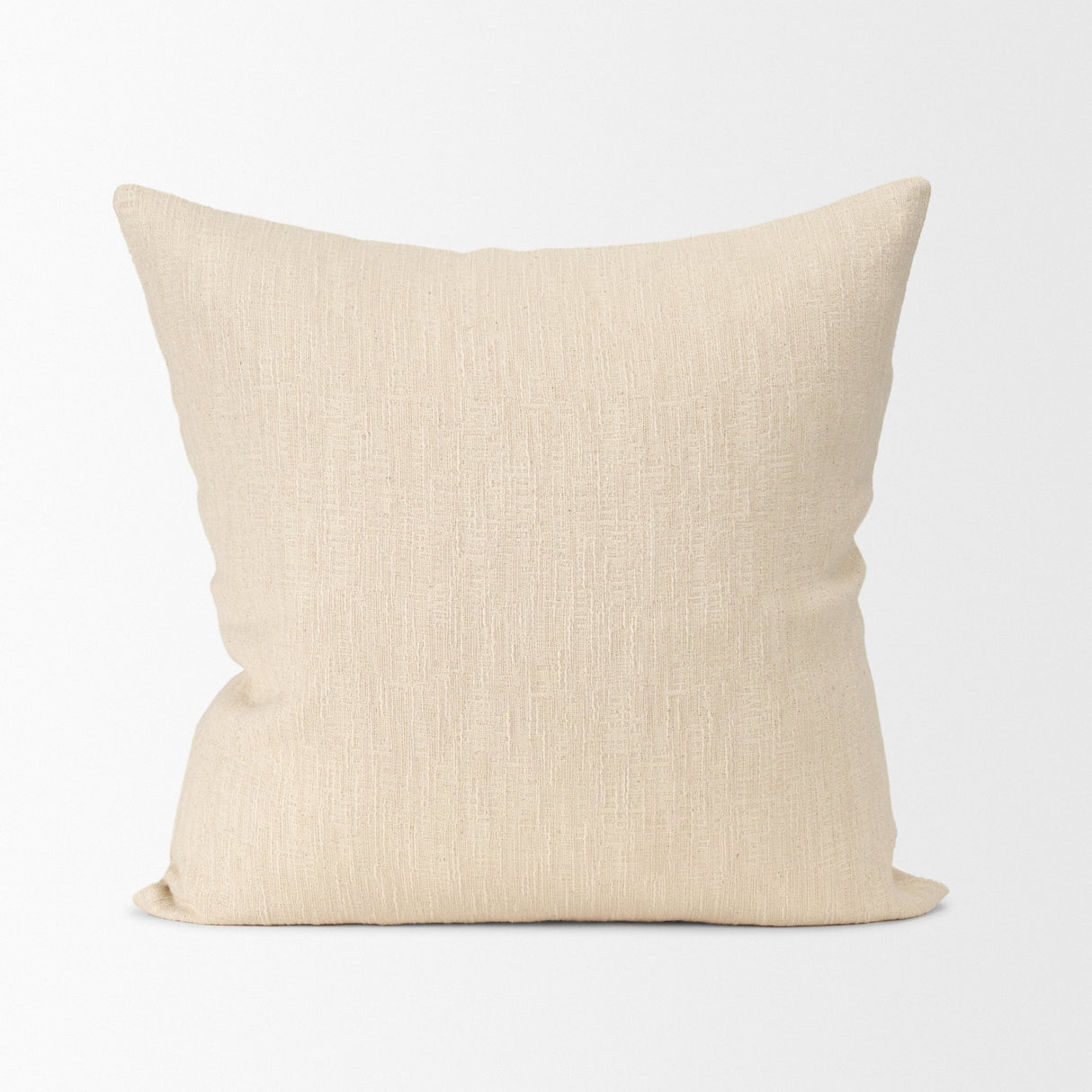 Jenner Cream Cotton-Linen Blend Decorative Square Pillow Cover from Mercana - Luna Furniture